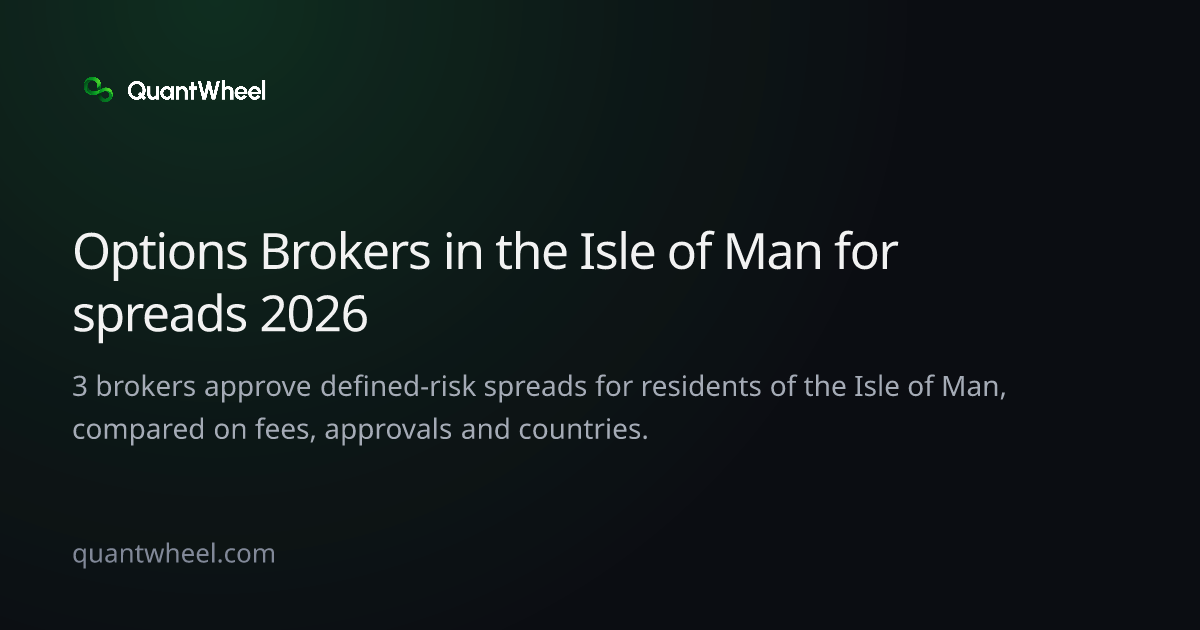 The share card of Options brokers in the Isle of Man for spreads