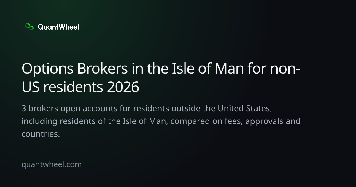 The share card of Options brokers in the Isle of Man for non-US residents