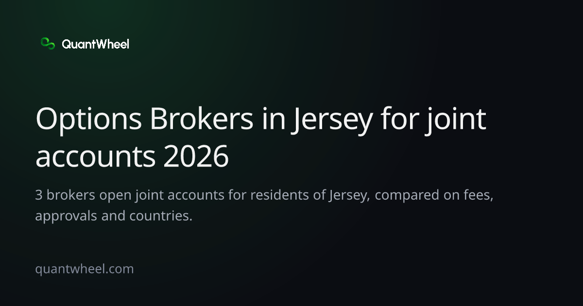 The share card of Options brokers in Jersey for joint accounts