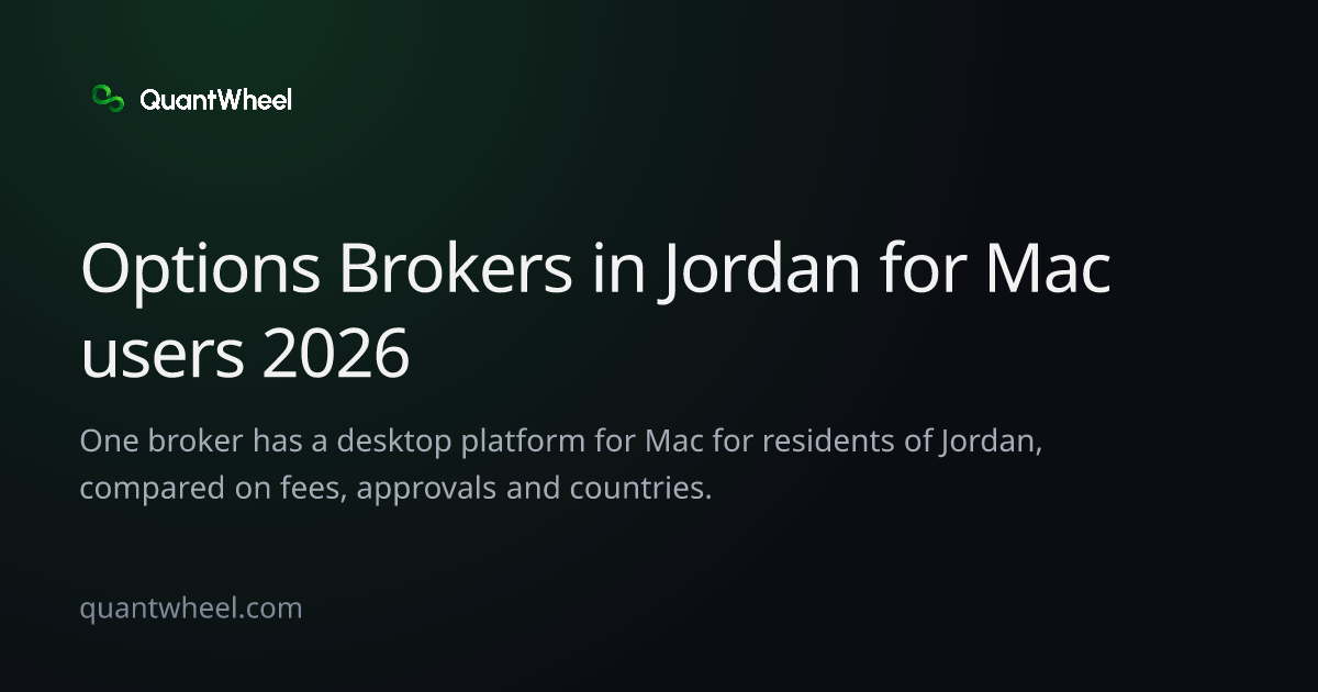 The share card of Options brokers in Jordan for Mac users