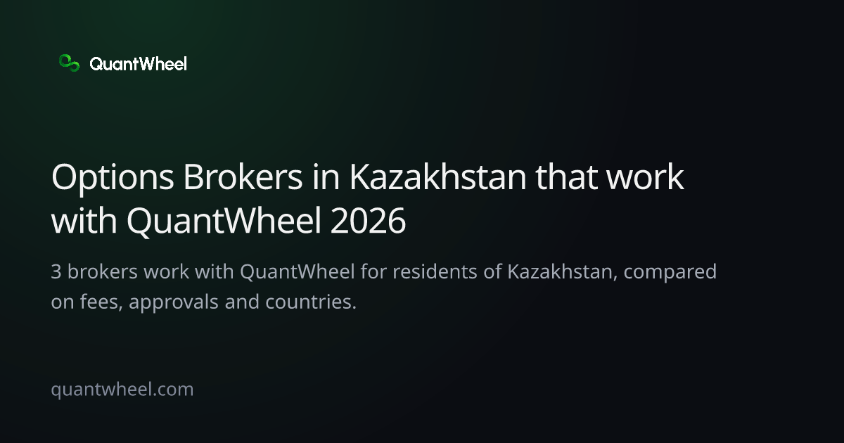 The share card of Options brokers in Kazakhstan that work with QuantWheel