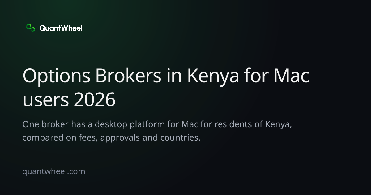The share card of Options brokers in Kenya for Mac users
