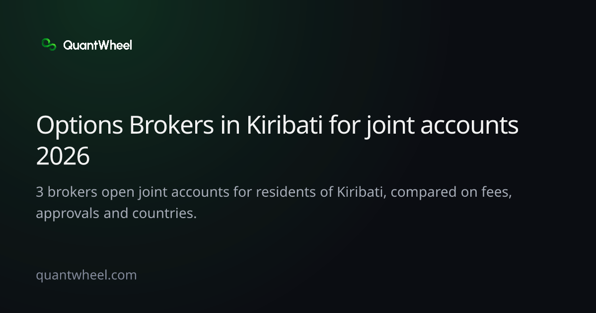 The share card of Options brokers in Kiribati for joint accounts