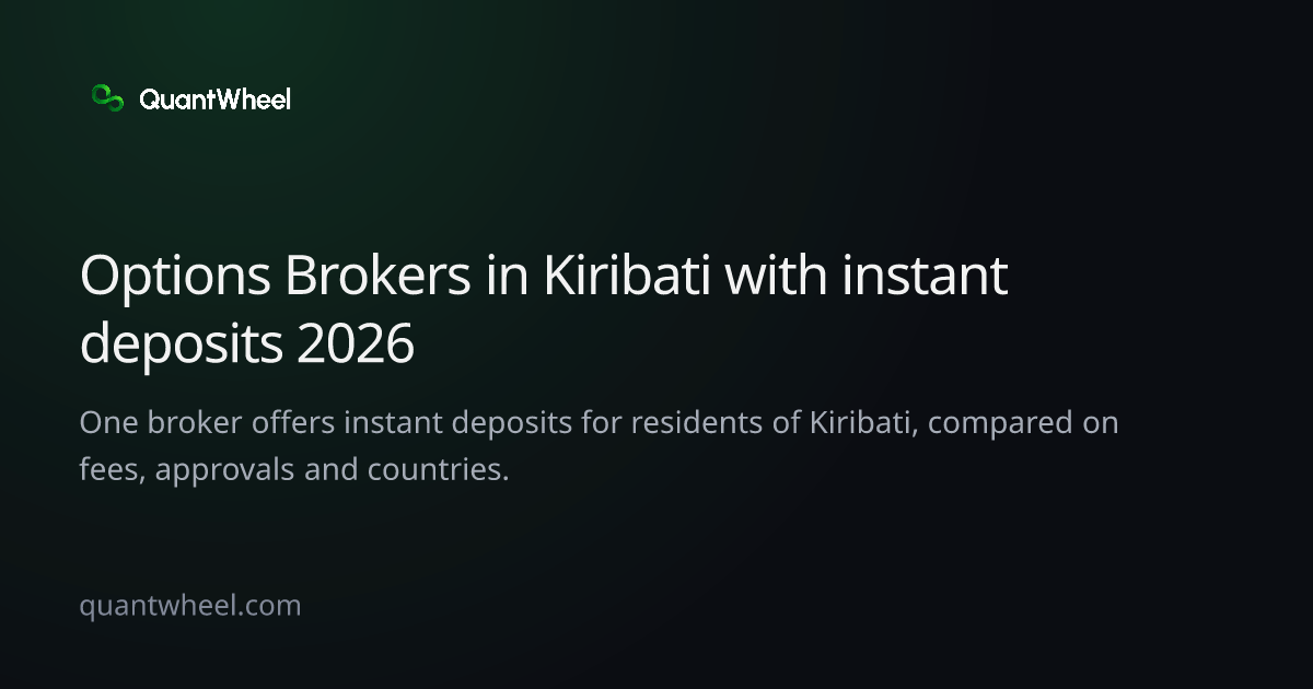 The share card of Options brokers in Kiribati with instant deposits