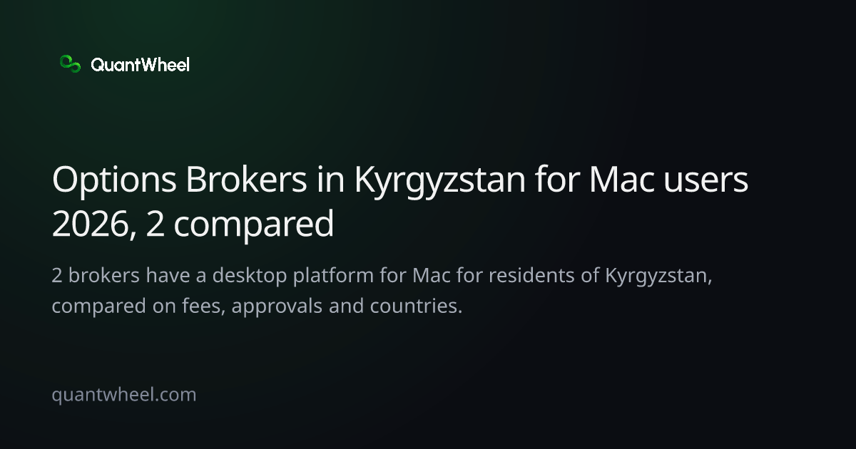 The share card of Options brokers in Kyrgyzstan for Mac users