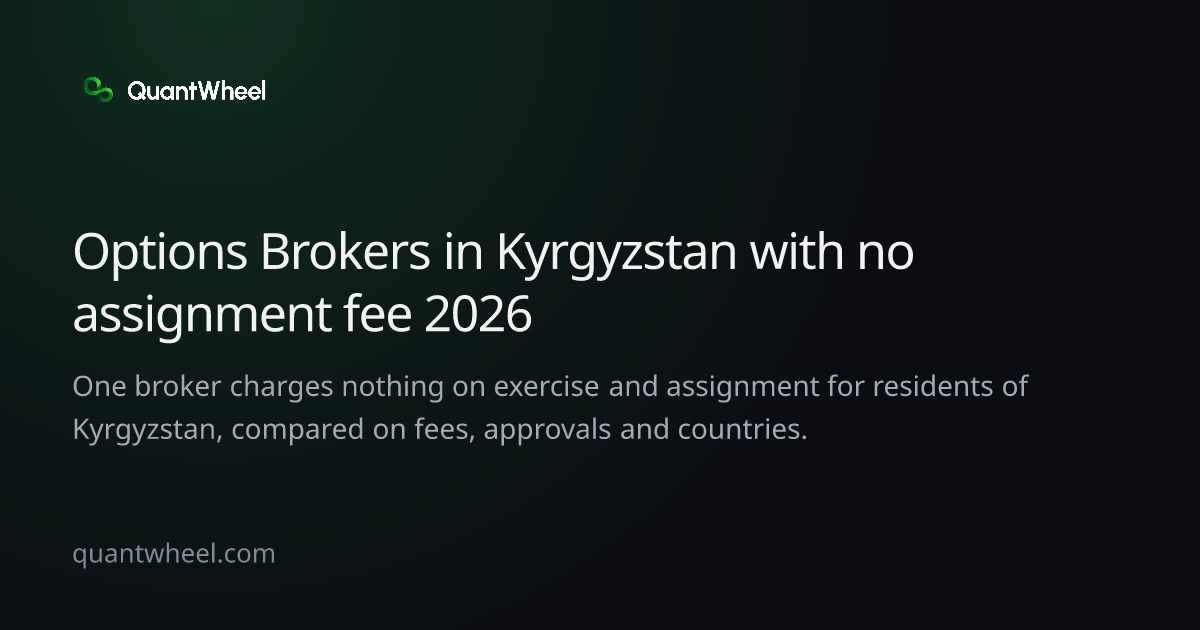 The share card of Options brokers in Kyrgyzstan with no assignment fee
