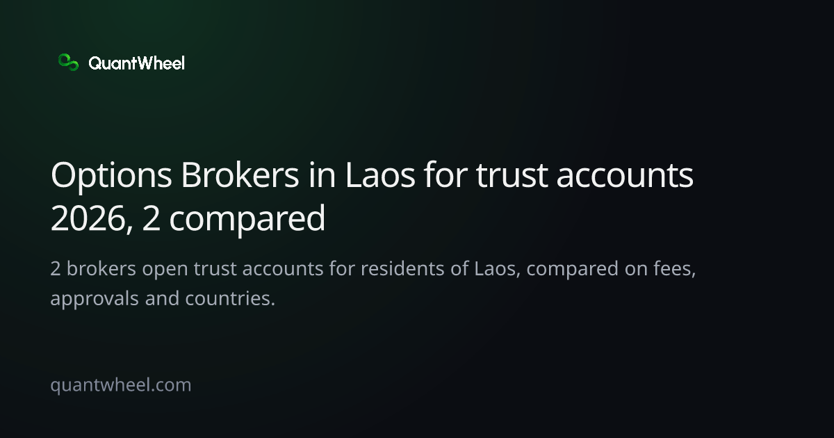 The share card of Options brokers in Laos for trust accounts