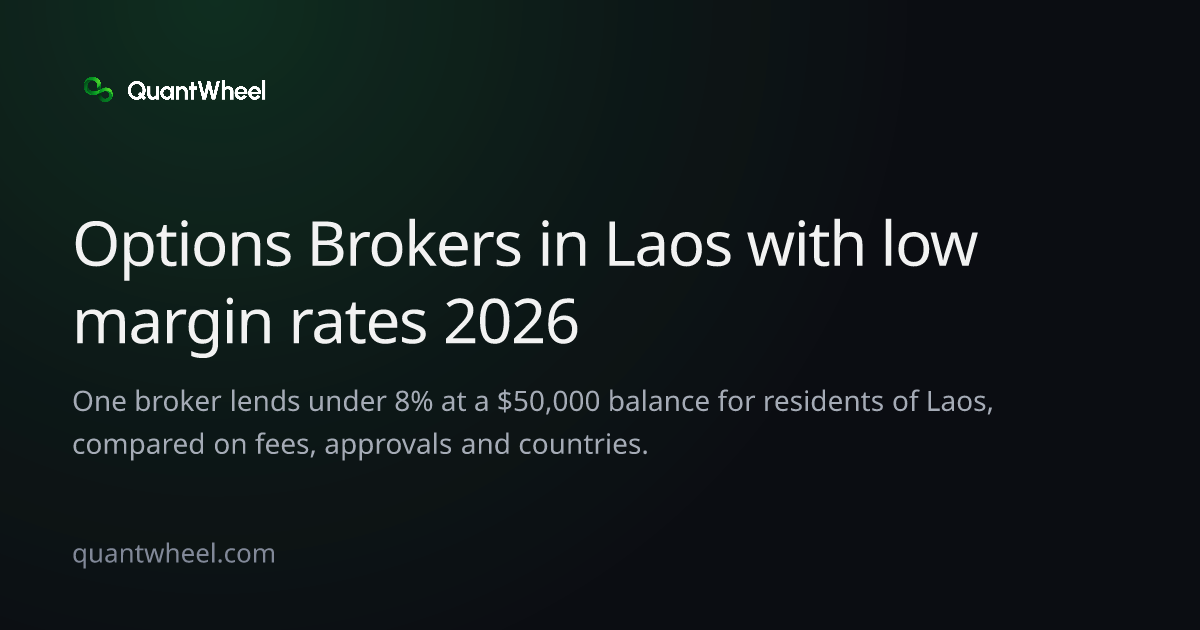 The share card of Options brokers in Laos with low margin rates