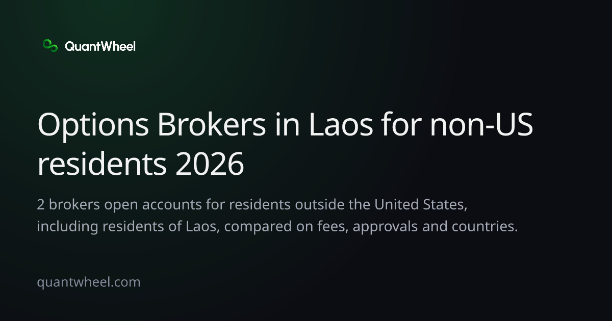 The share card of Options brokers in Laos for non-US residents