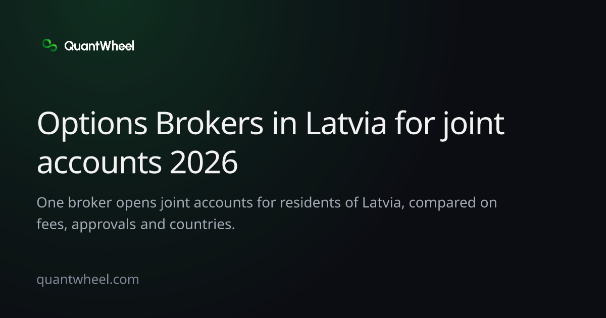 The share card of Options brokers in Latvia for joint accounts