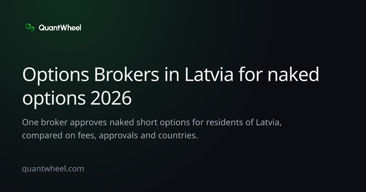 The share card of Options brokers in Latvia for naked options