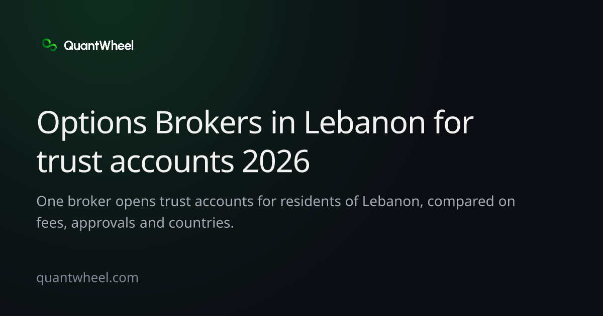 The share card of Options brokers in Lebanon for trust accounts