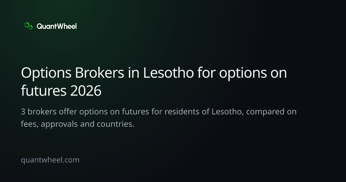 The share card of Options brokers in Lesotho for options on futures