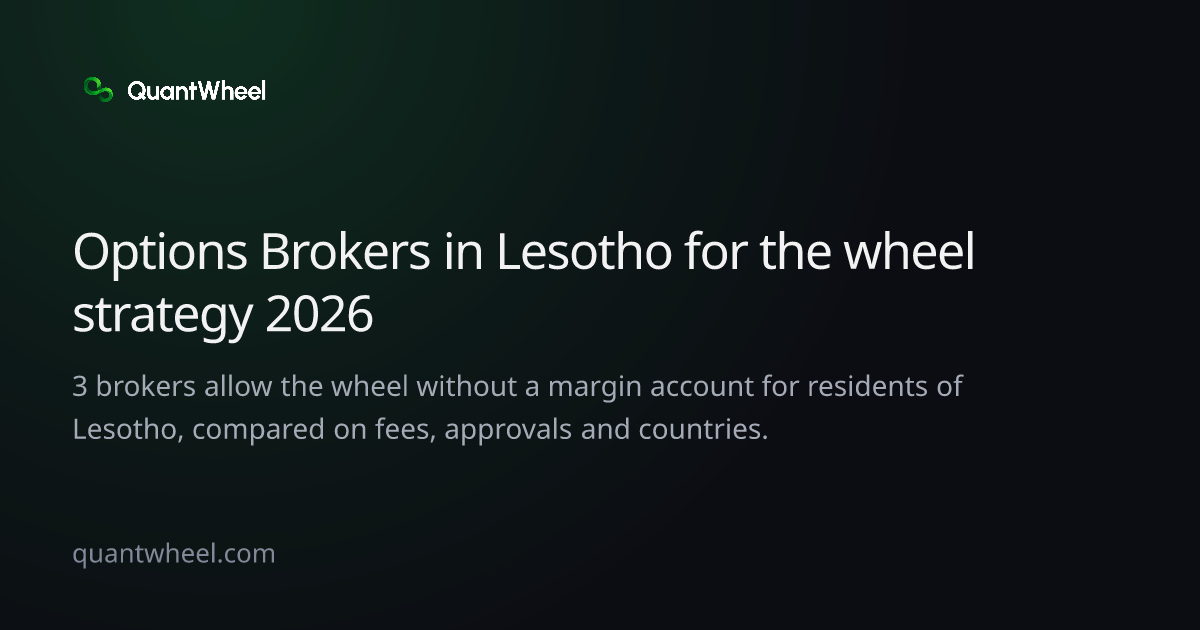 The share card of Options brokers in Lesotho for the wheel strategy