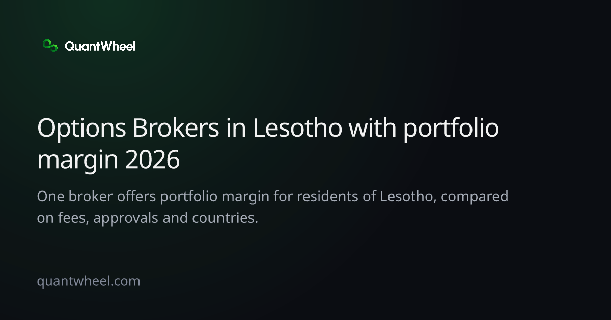 The share card of Options brokers in Lesotho with portfolio margin