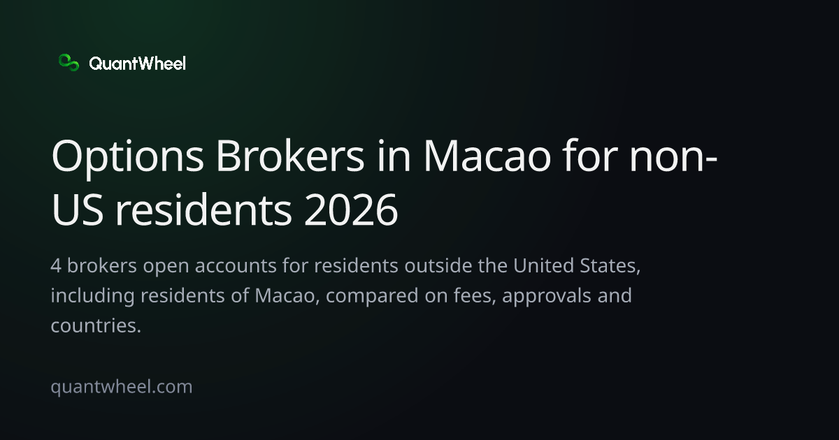 The share card of Options brokers in Macao for non-US residents