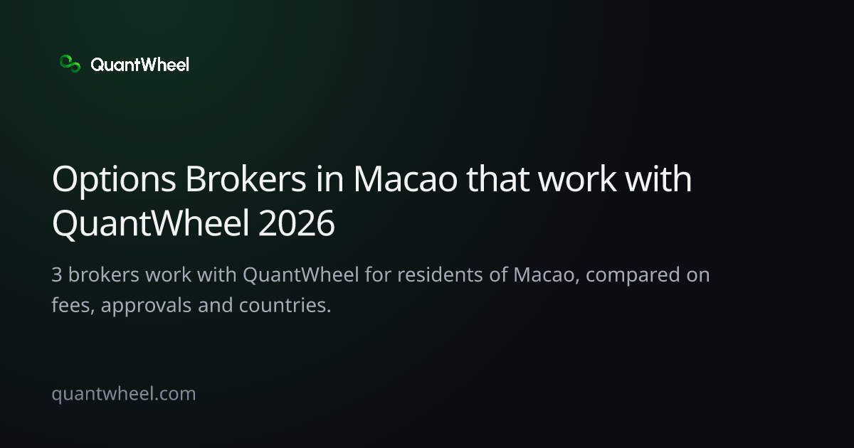 The share card of Options brokers in Macao that work with QuantWheel
