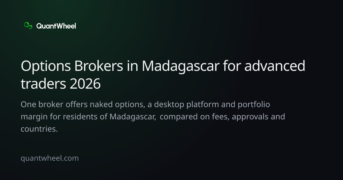 The share card of Options brokers in Madagascar for advanced traders