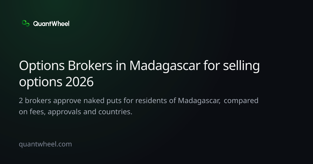 The share card of Options brokers in Madagascar for selling options