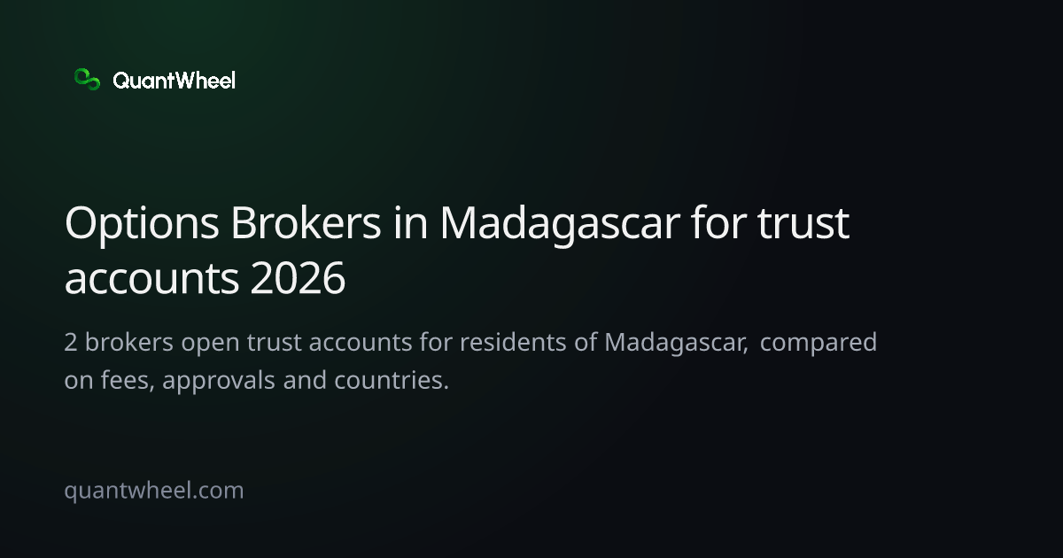 The share card of Options brokers in Madagascar for trust accounts