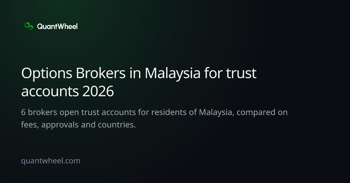 The share card of Options brokers in Malaysia for trust accounts