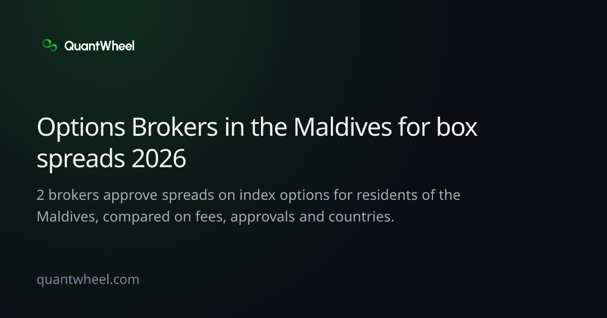 The share card of Options brokers in the Maldives for box spreads