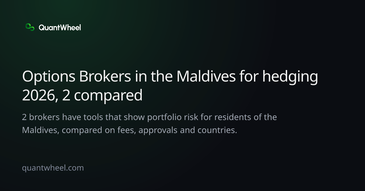 The share card of Options brokers in the Maldives for hedging