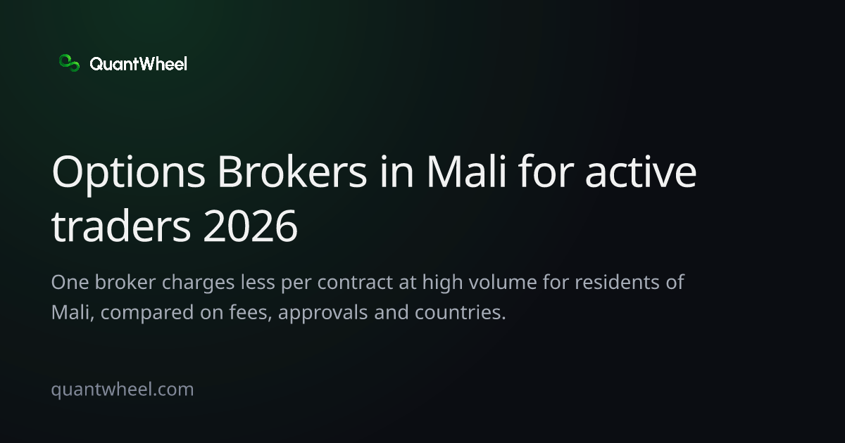 The share card of Options brokers in Mali for active traders