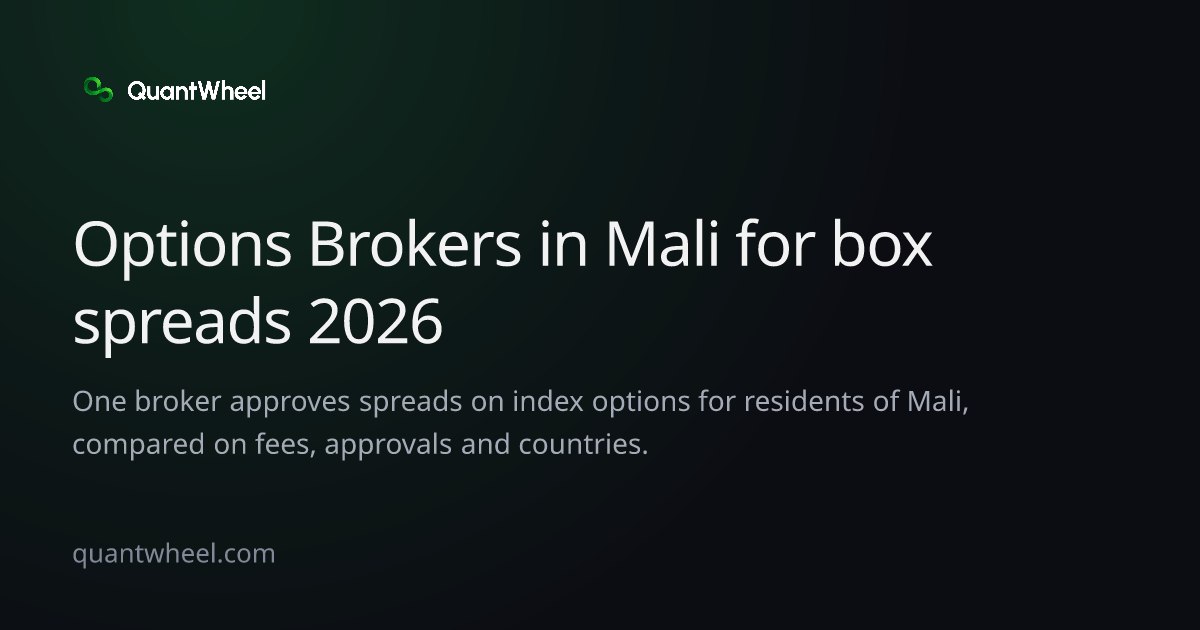 The share card of Options brokers in Mali for box spreads