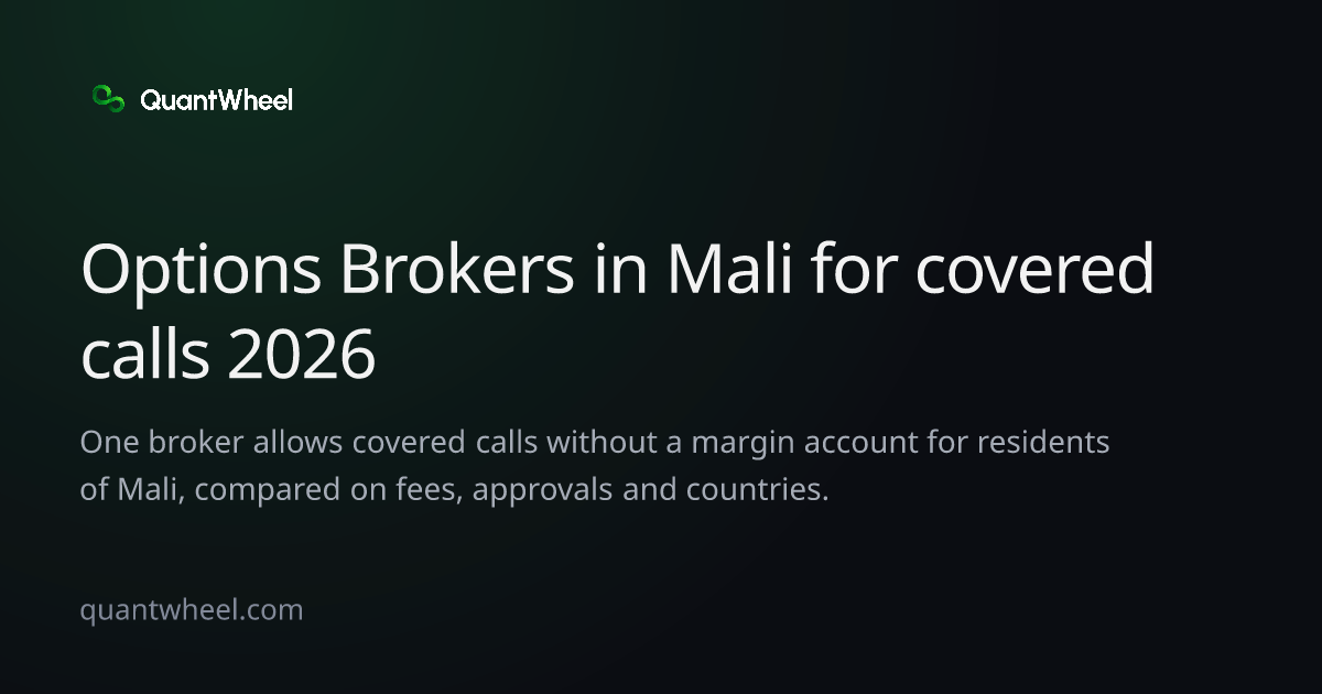 The share card of Options brokers in Mali for covered calls