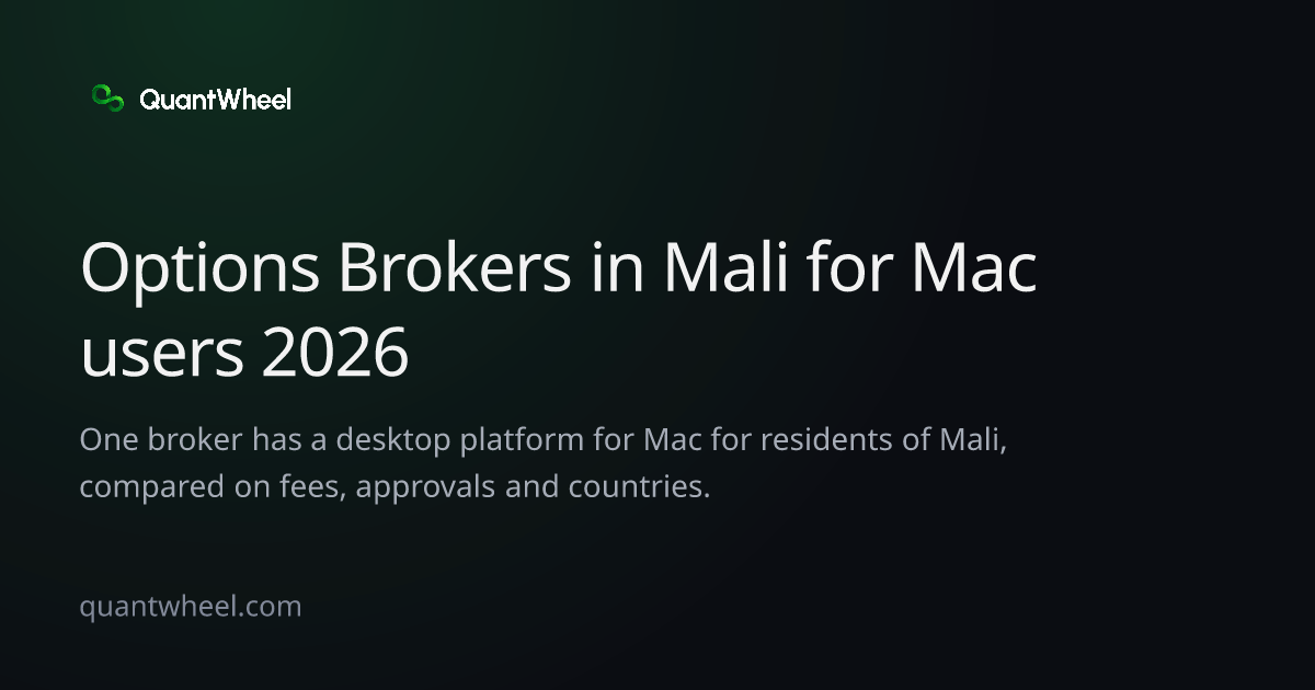 The share card of Options brokers in Mali for Mac users