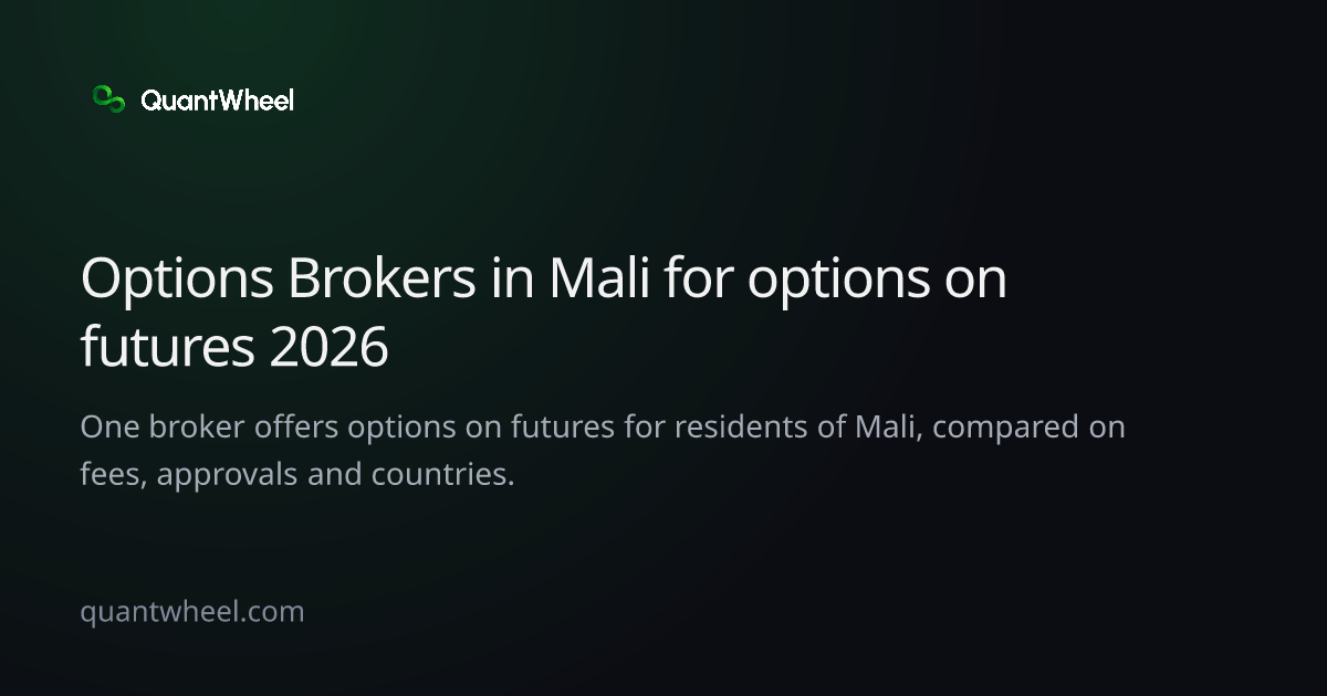 The share card of Options brokers in Mali for options on futures