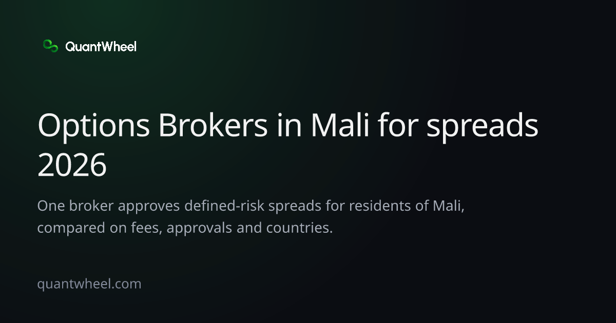 The share card of Options brokers in Mali for spreads