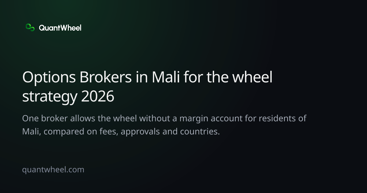 The share card of Options brokers in Mali for the wheel strategy