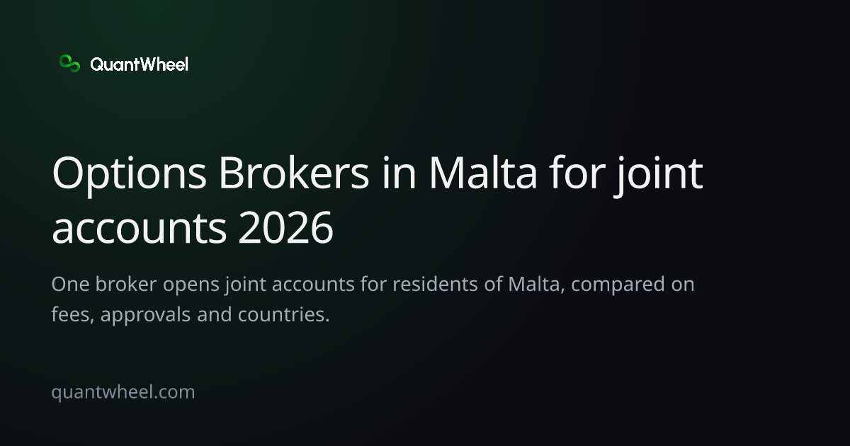 The share card of Options brokers in Malta for joint accounts