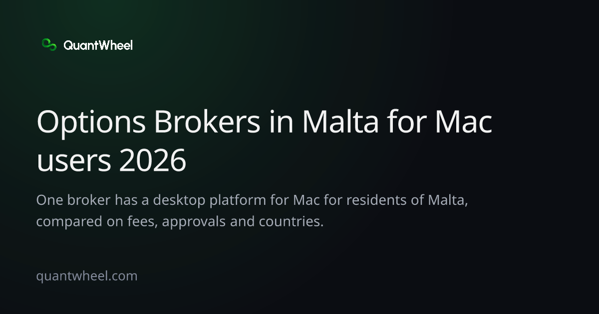 The share card of Options brokers in Malta for Mac users