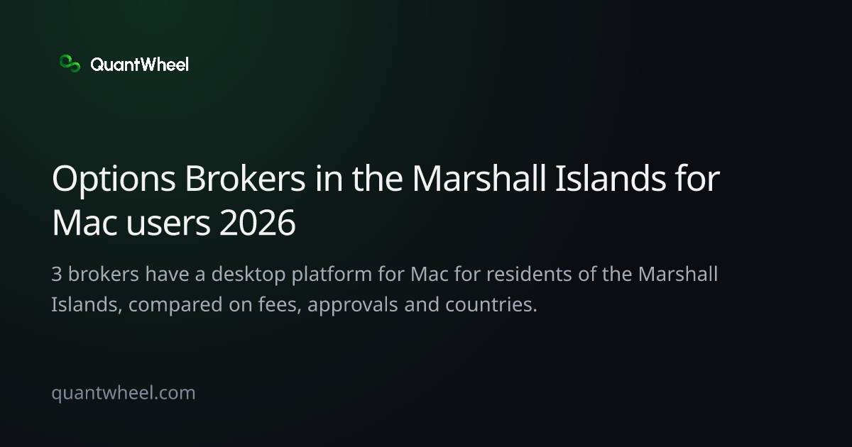 The share card of Options brokers in the Marshall Islands for Mac users