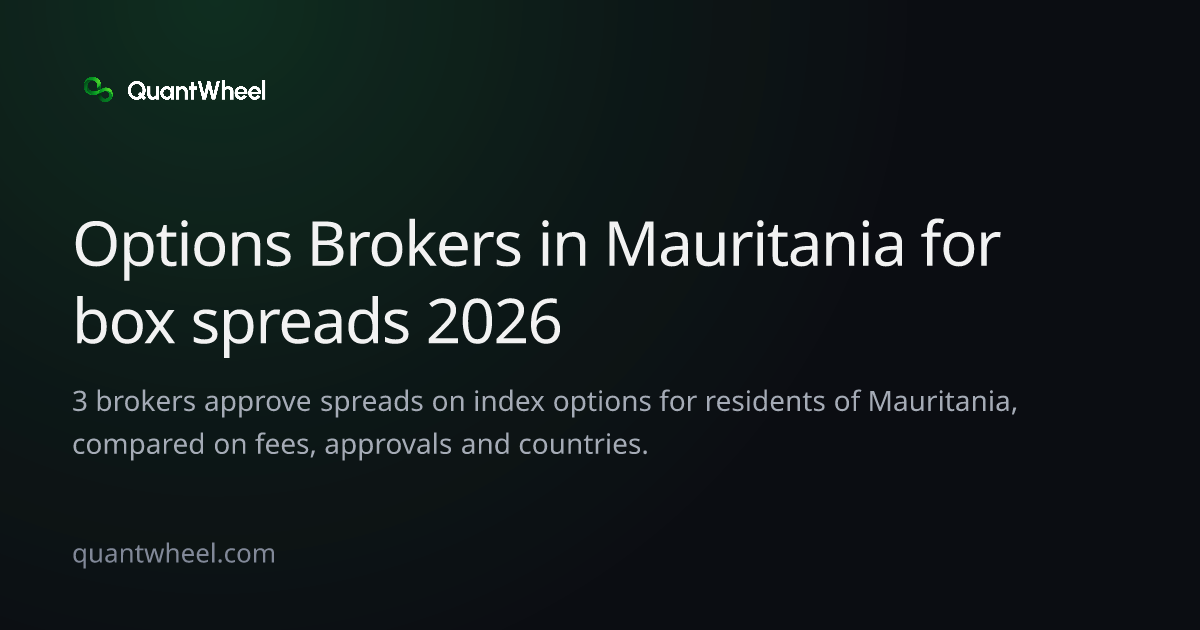 The share card of Options brokers in Mauritania for box spreads