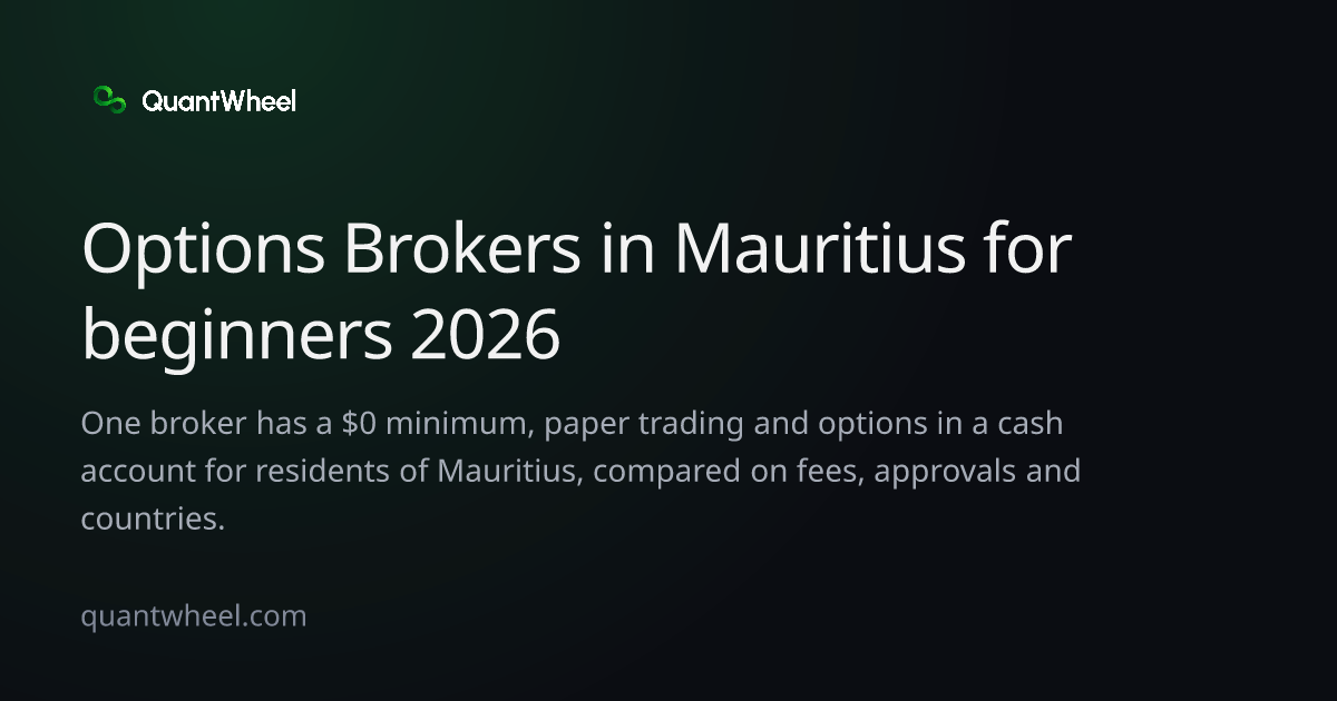 The share card of Options brokers in Mauritius for beginners