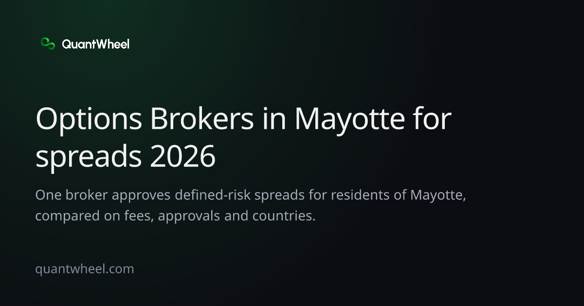 The share card of Options brokers in Mayotte for spreads
