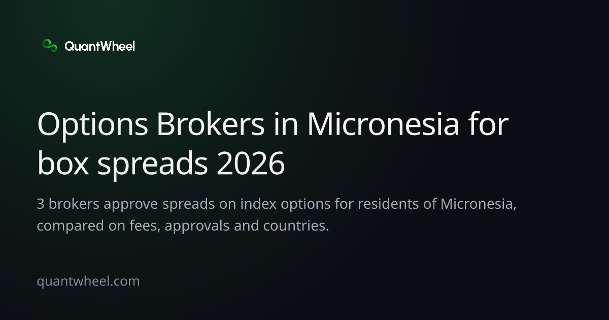The share card of Options brokers in Micronesia for box spreads