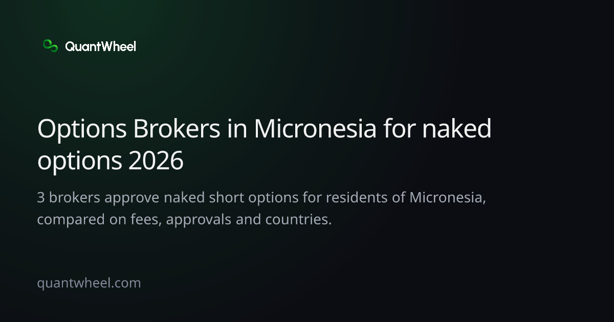 The share card of Options brokers in Micronesia for naked options