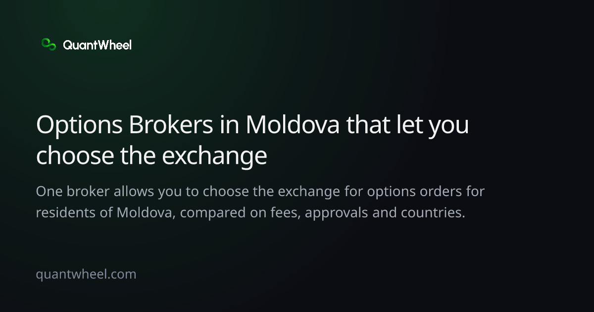 The share card of Options brokers in Moldova that let you choose the exchange