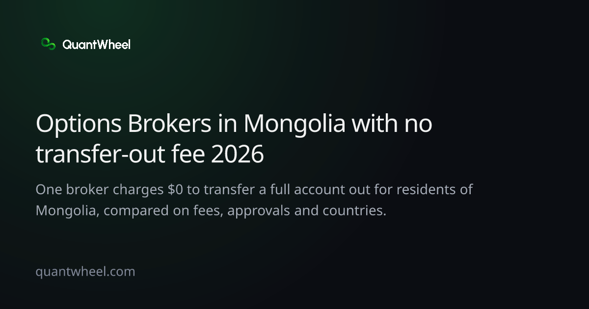 The share card of Options brokers in Mongolia with no transfer-out fee