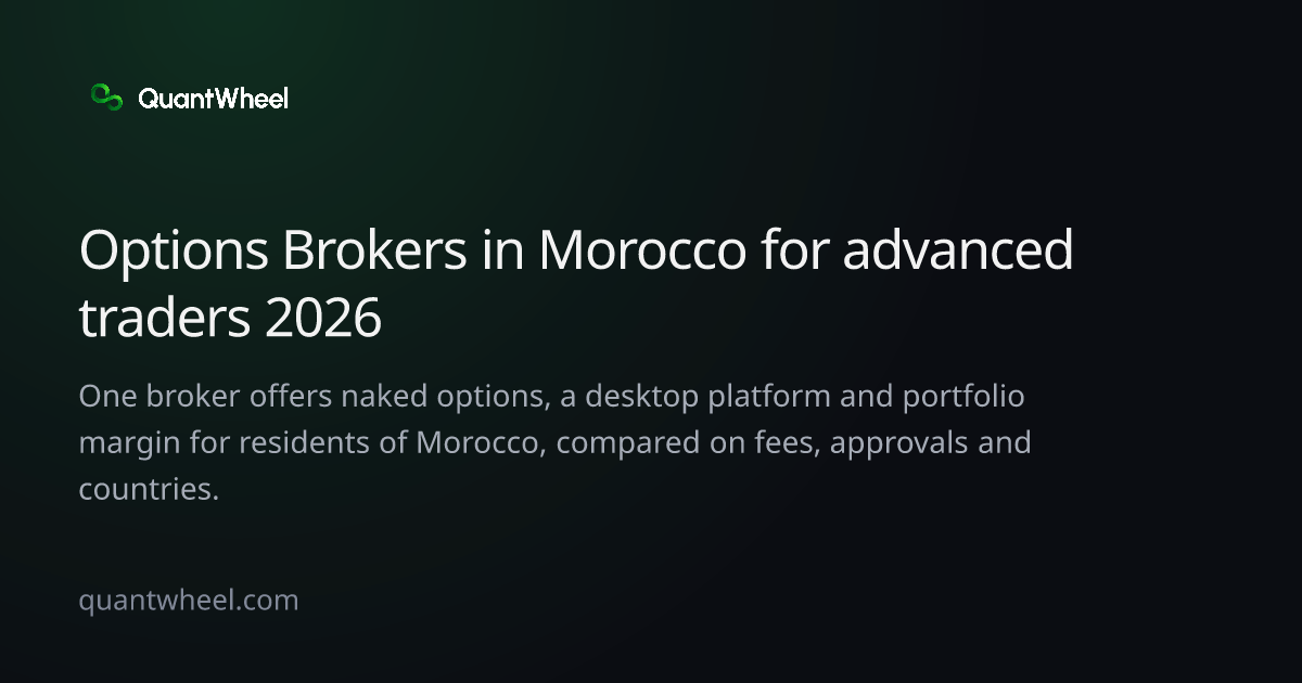 The share card of Options brokers in Morocco for advanced traders