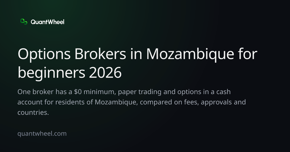 The share card of Options brokers in Mozambique for beginners