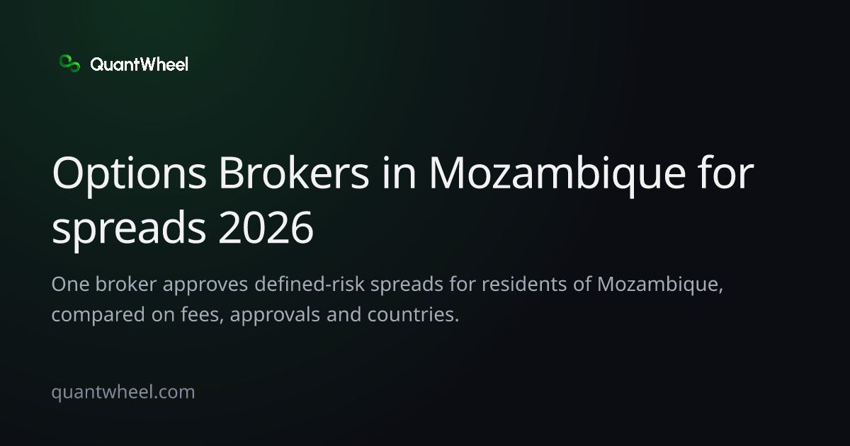 The share card of Options brokers in Mozambique for spreads