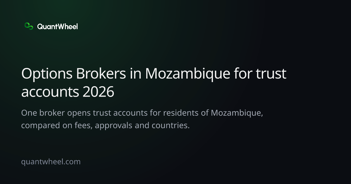 The share card of Options brokers in Mozambique for trust accounts