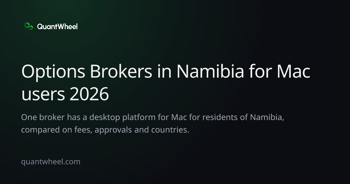 The share card of Options brokers in Namibia for Mac users