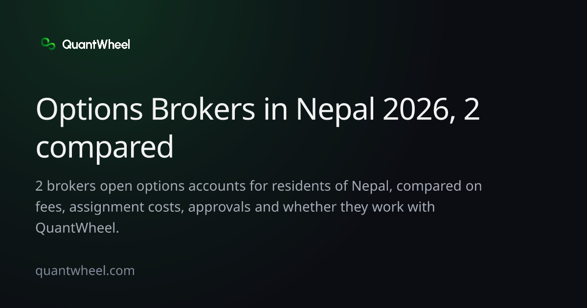 The share card of Options brokers in Nepal